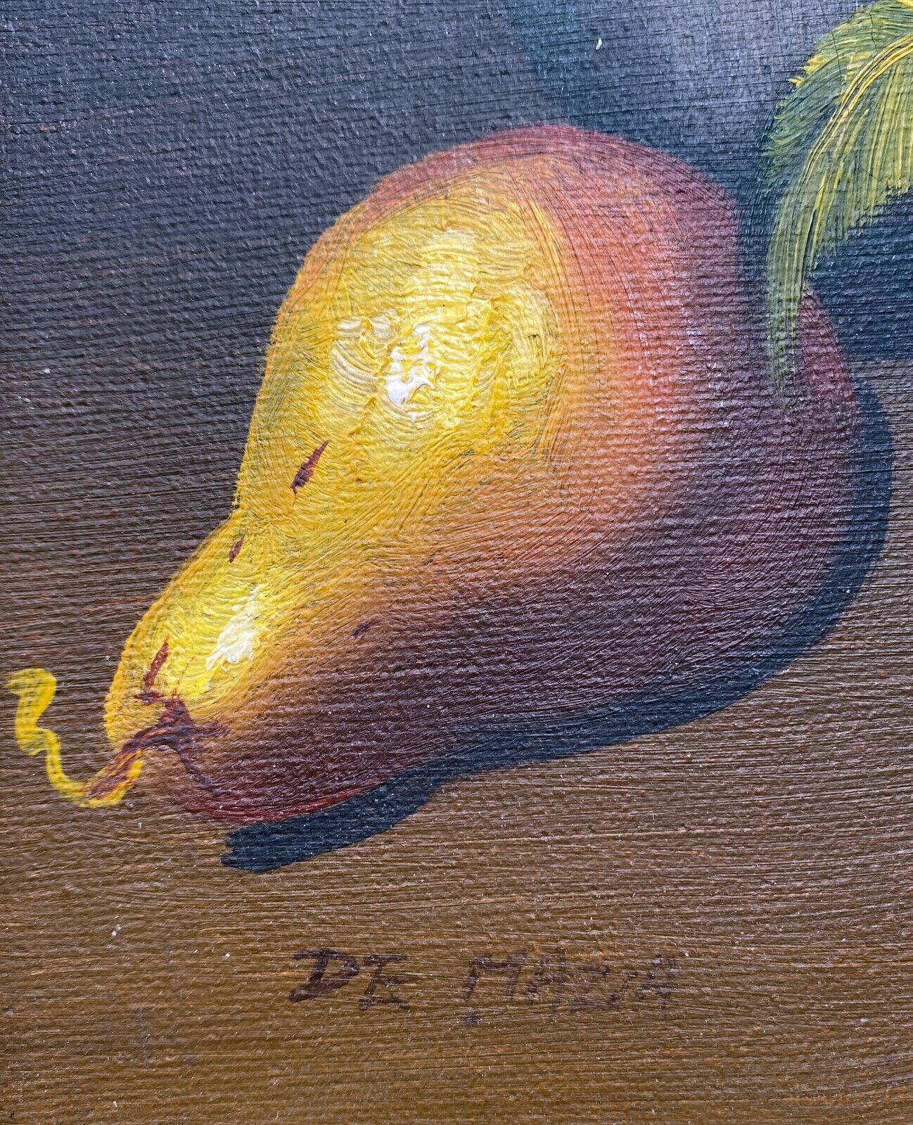 Hst painting "still life with pears" violette de mazia (1899-1988)