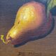 Hst painting "still life with pears" violette de mazia (1899-1988)