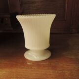White opaline vase