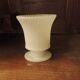 White opaline vase