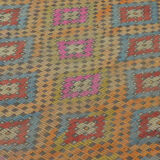 Anatolian handmade kilim rug 312 cm x 190 cm