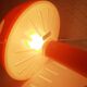 IKEA Skojig vintage orange cloud lamp