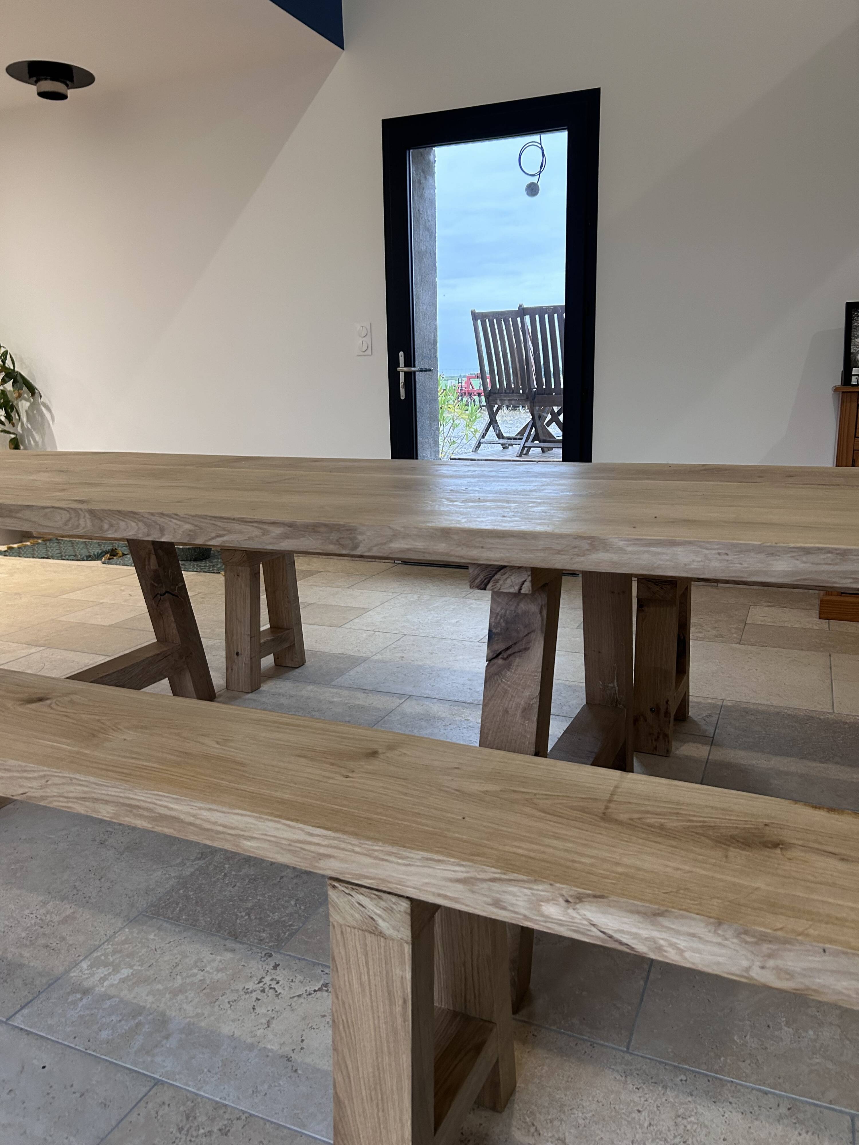 Farmhouse oak table