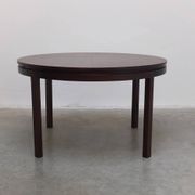 Extendable round to oval dining set by Alfred Hendrickx for Belform, 1960s.