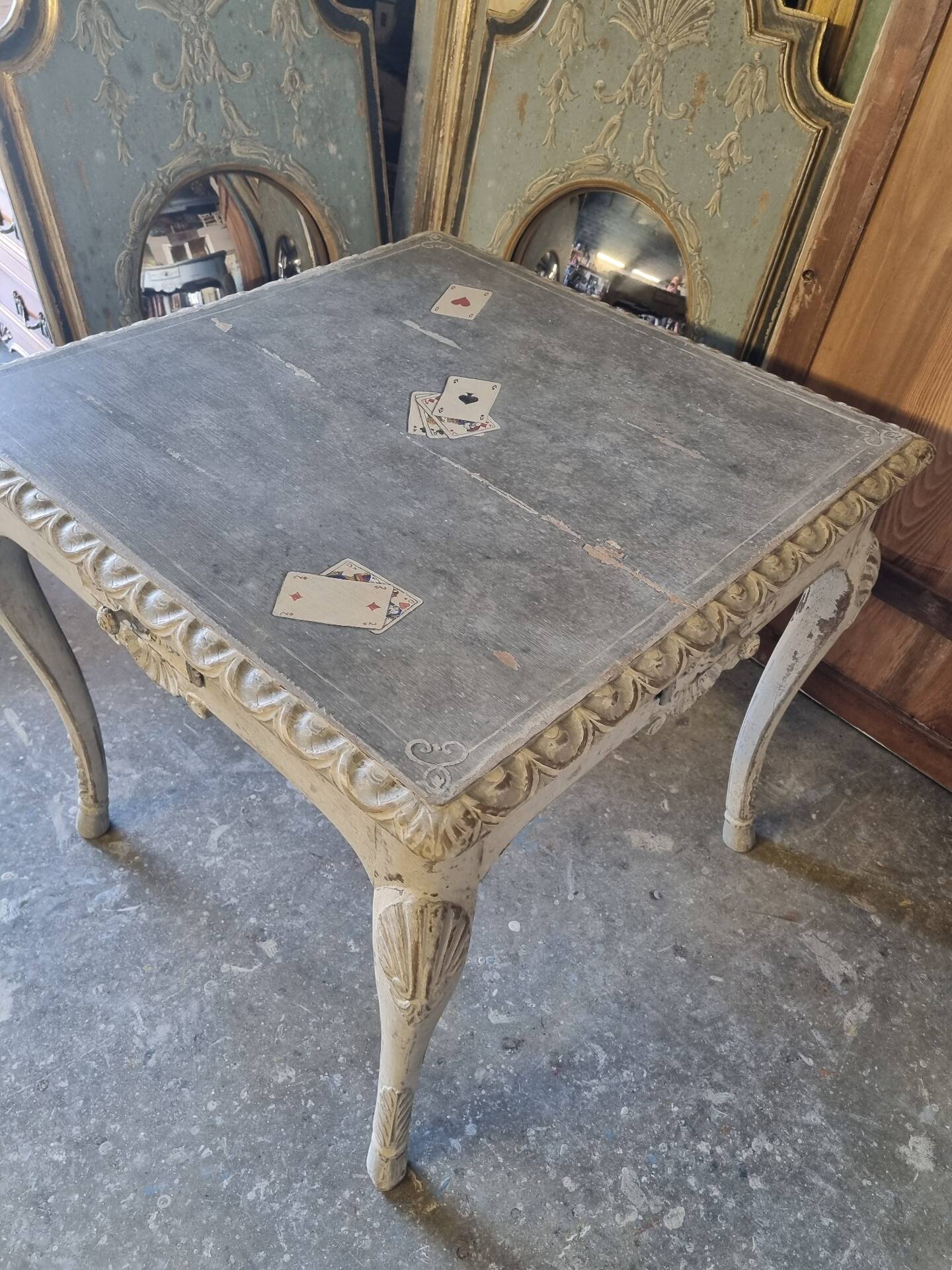 Table à jeu, d'appoint, XVIIIème s.