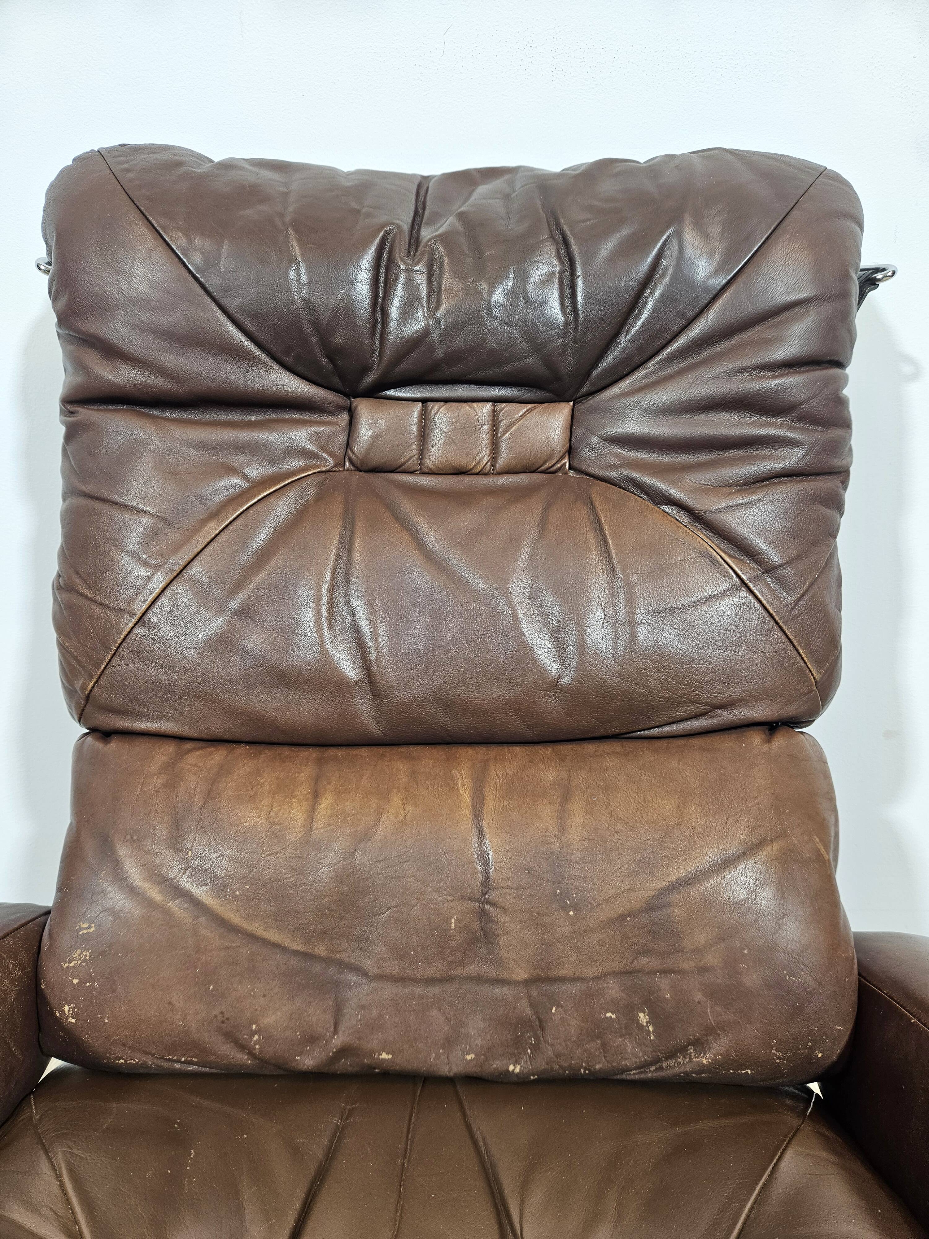 Armchair with footstool, Westnofa, "Wing Chair and foot stool", designed by