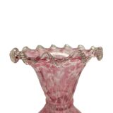 Set Of 2 Pink Art Nouveau Clichy Vases, early 1900s