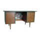 Restored office, 60/70 year, forest green and ancient flowers