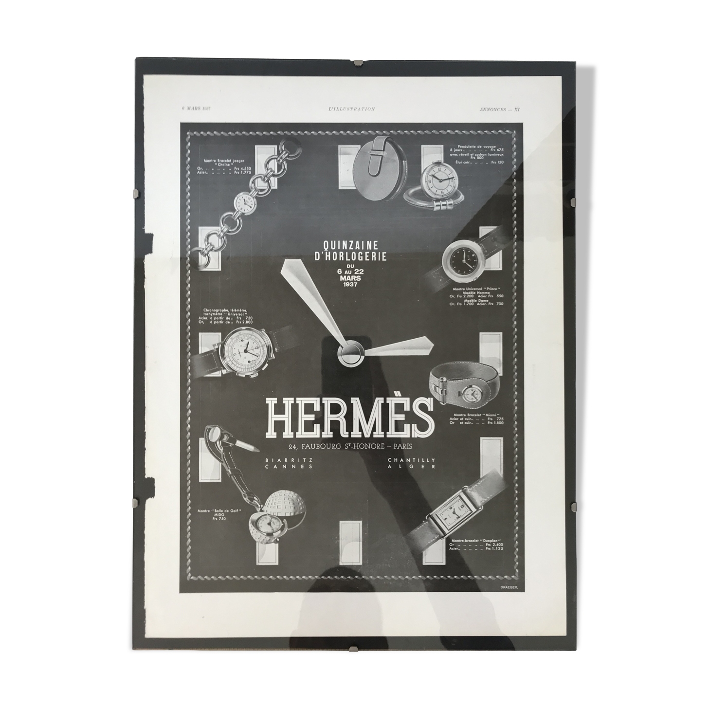 Advertising poster Hermès 1937