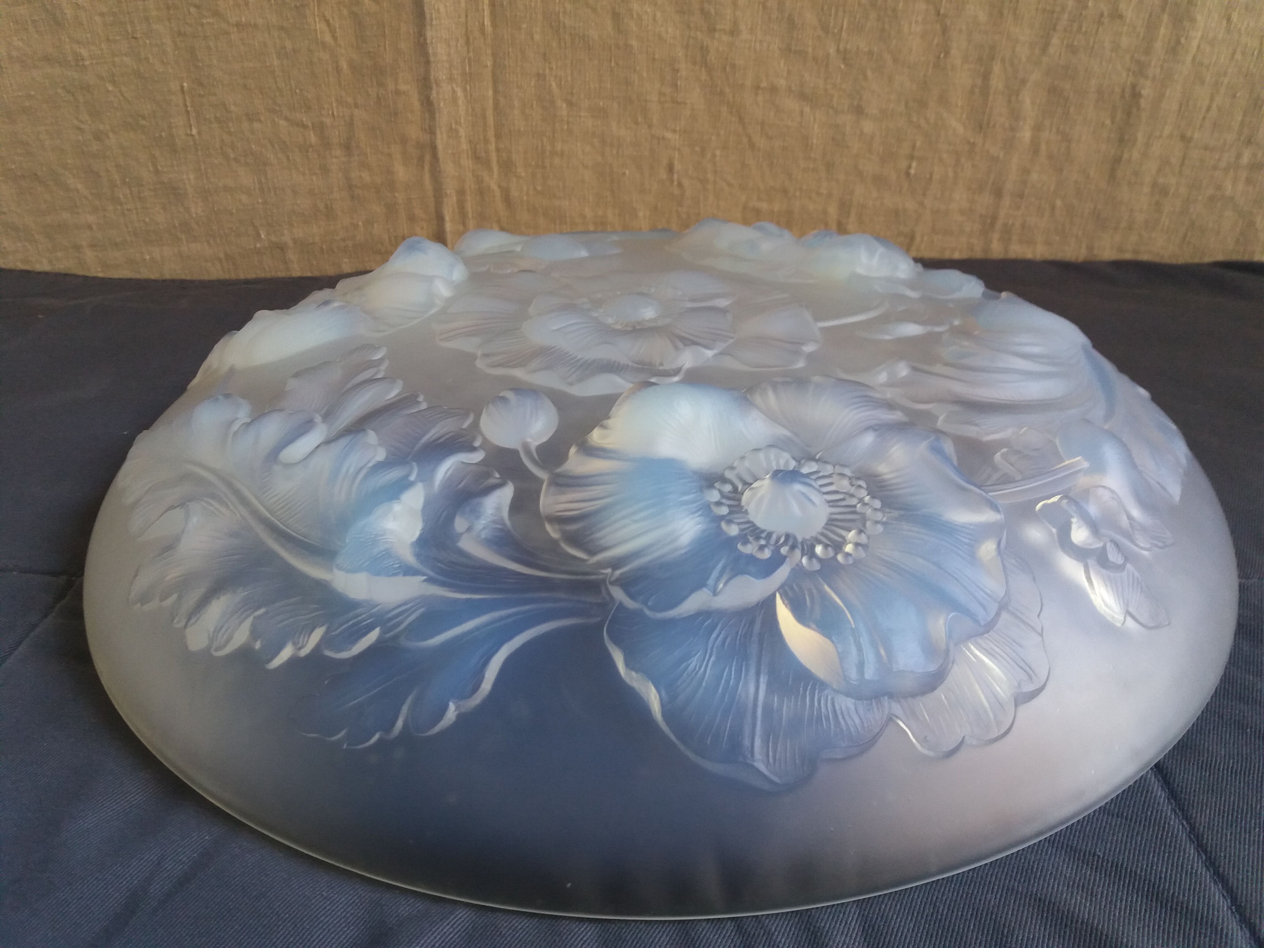 Old glass cup by "Sabino"