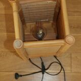 Lampe bambou toile Pier Import