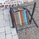 Duo de fauteuils pliant bois et toile