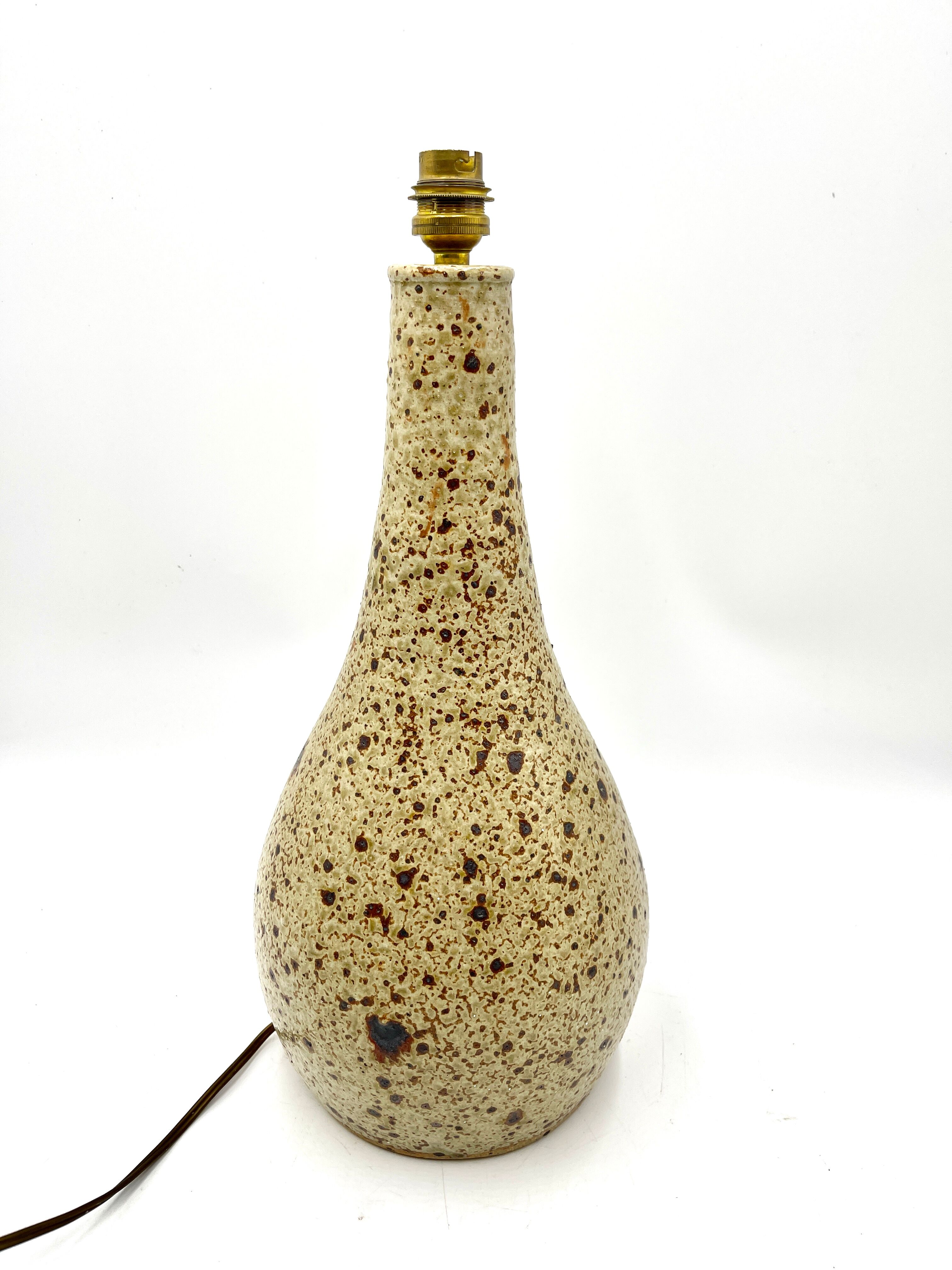 Large lamp foot earth pyrite gres of the terminal of Migeon year 70