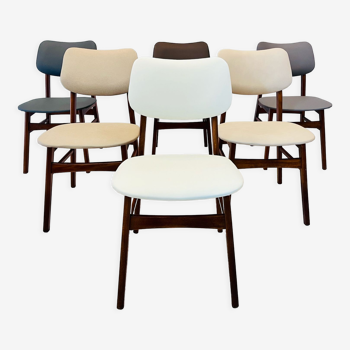 Six chaises de salle à manger