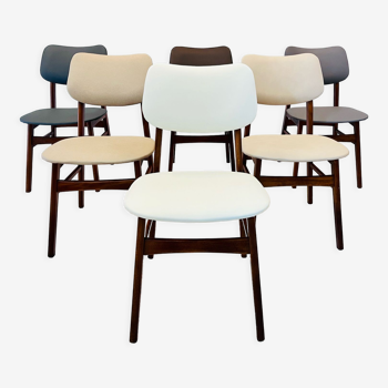 Six dining chairs