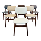 Six chaises de salle à manger