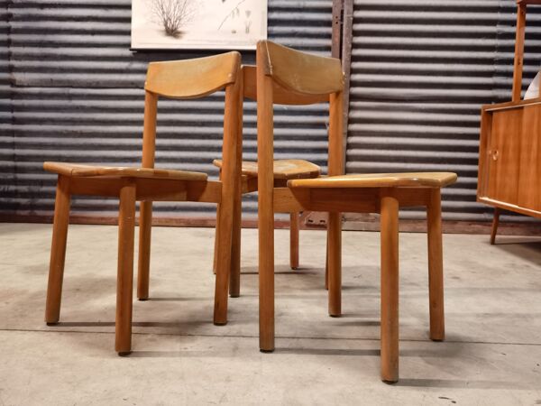 Lot de 3 chaises et 2 tabourets
