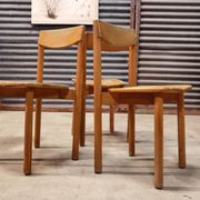 Lot de 3 chaises et 2 tabourets
