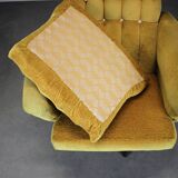 Mid-century style swivel wingback chair from the 1960s, Czechoslovakia