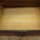Walnut compactum wardrobe with mirror