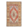 Vintage Turkish Oushak Handmade Wool Cotton Red Area Rug 132x224