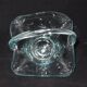 Basket-shaped glass basket