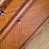 Table de chevet en marqueterie