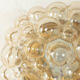 Space Age wall or ceiling lamp by Doria Leuchten, bubble glass, 1970s
