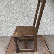 Former lorraine baby chair assise child light vintage wood