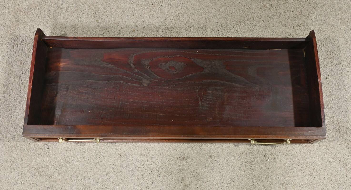 Small Glass-fronted Mahogany Bookcase, Louis XVI style – Late 19th century