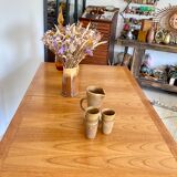 Extendable dining table in NATHAN teak
