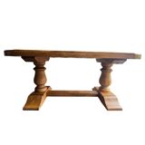 Solid wood monastery dining table