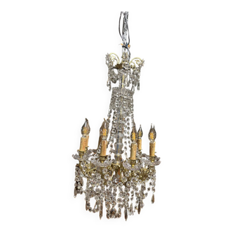 9-light tassel chandelier