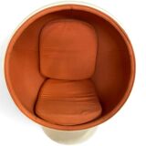 4 x chaise boule en fibre de verre années 1980