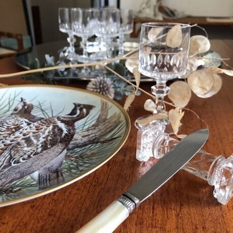 Lot of 6 crystal port glasses