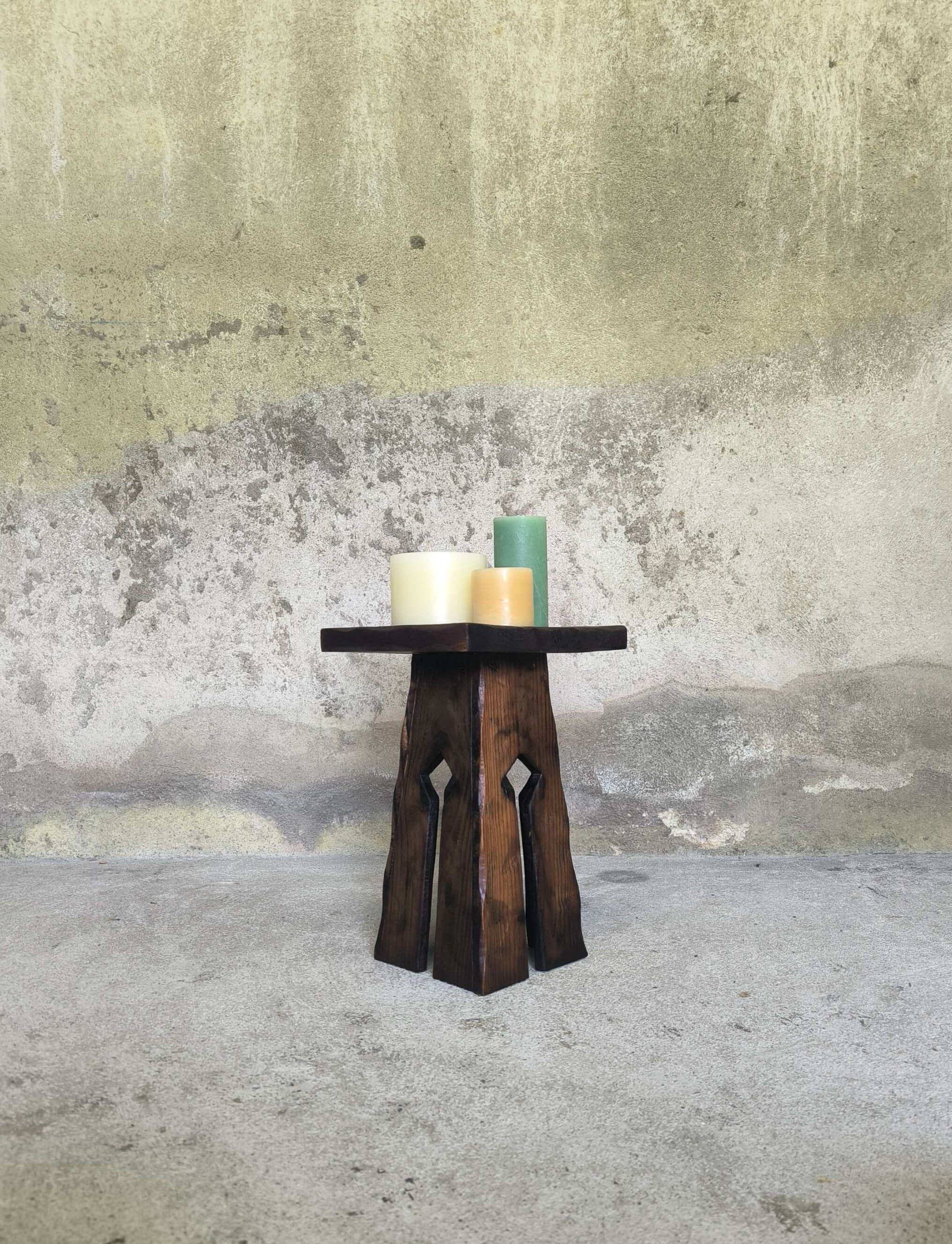 Vintage wooden stool