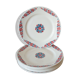 Six badonviller Art Deco dessert plates