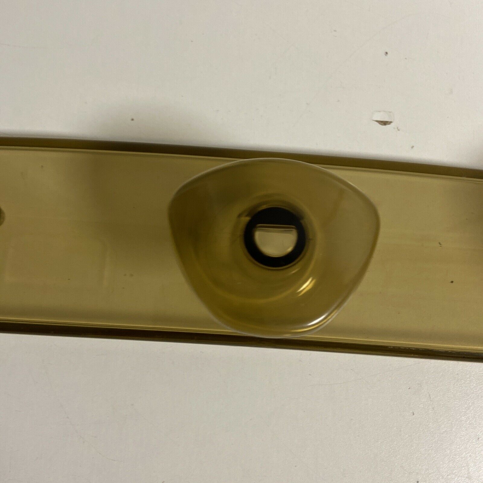 Vintage wall coat holder 70s 3 hooks in smoked plastic