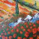 Oil painting on canvas landscape