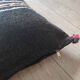 Berber-pom cushion in cotton pompom
