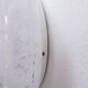 Vintage illuminated mirror in bubbled glass by Limburg - 1970s