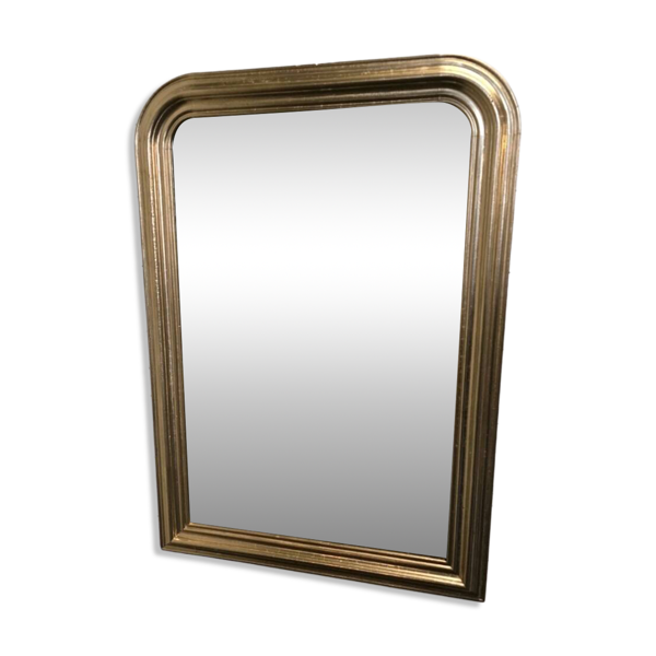 Miroir ancien style Louis Philippe doré
