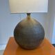 Guy Baudat stoneware ball lamp