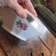 French floral porcelain salad bowl – 1940s–50s