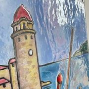 Vintage handmade ceramic illustration