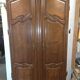 Antique oak doors in louis xv style