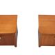 Set Art Deco nightstands Nutwood 1930s Holland