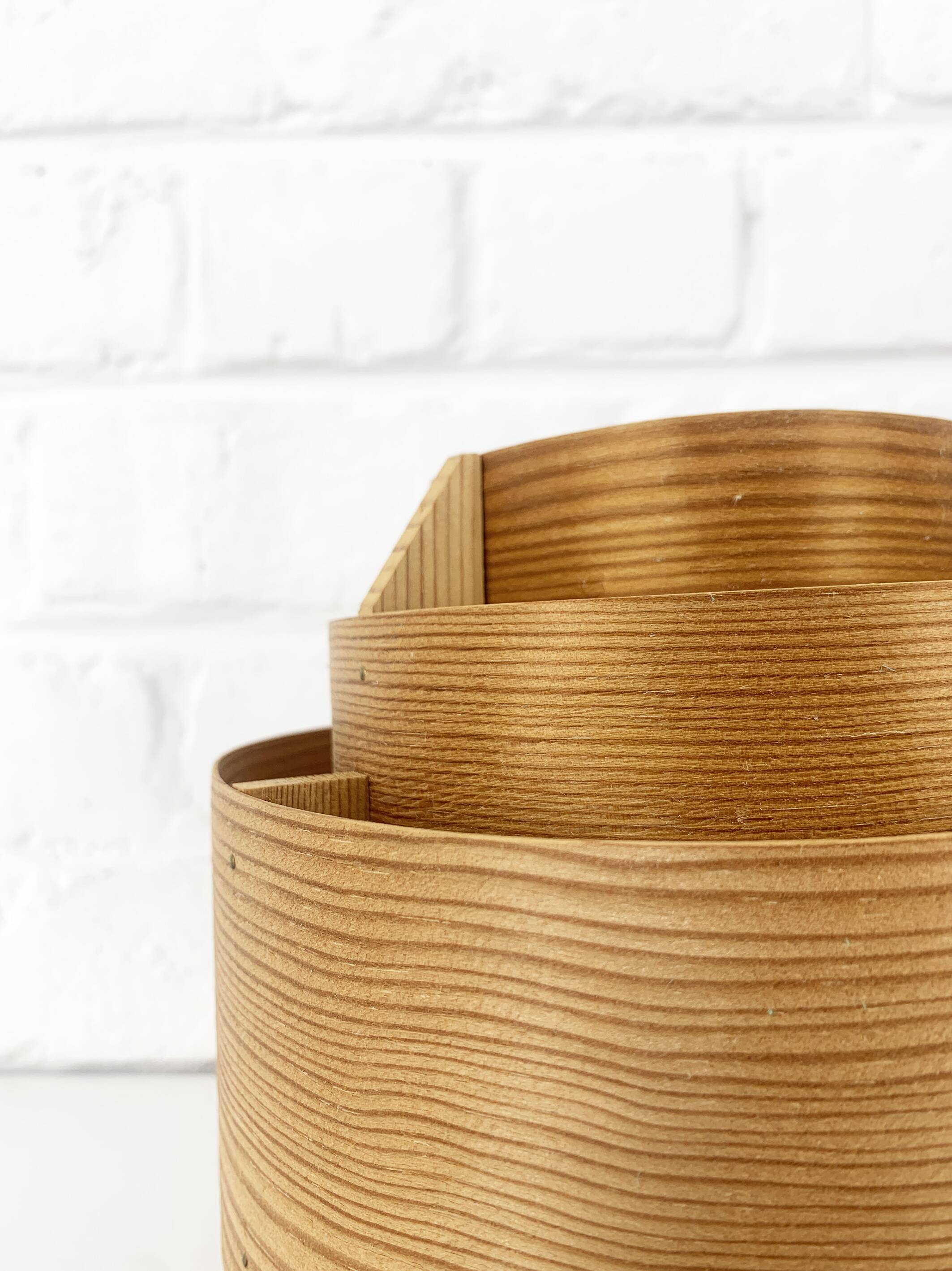 Pair of V-327 pine wall lights Hans-Agne Jakobsson for AB Markaryd, 1960