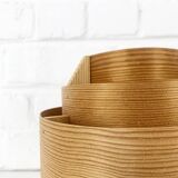 Pair of V-327 pine wall lights Hans-Agne Jakobsson for AB Markaryd, 1960