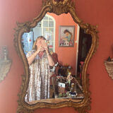 Louis Philippe style gilded mirror